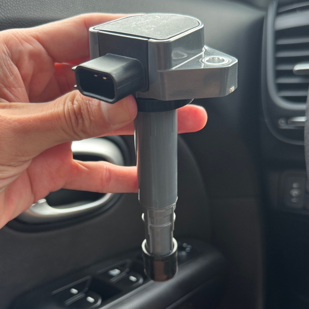Automotive Ignition Coil in Gray
